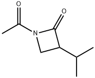 2-Azetidinone, 1-acetyl-3-(1-methylethyl)- (9CI)