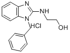 1-Benzyl-2-(2-hydroxyethylamino)benzimidazole hydrochloride