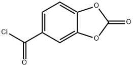 1,3-Benzodioxole-5-carbonyl chloride, 2-oxo- (9CI)