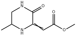 Acetic acid, (6-methyl-3-oxopiperazinylidene)-, methyl ester (9CI)
