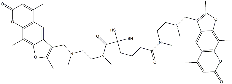 dithiobis(ethylmethylamidoethylmethylaminomethyl-2,5,9-trimethylpsoralen)