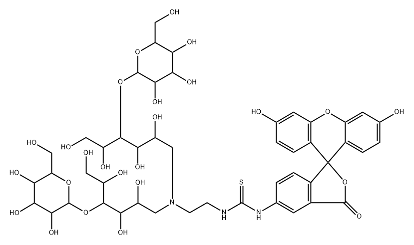 N,N-dilactitol-N'-fluoresceinylethylenediamine
