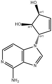 9-(2',3'-dihydroxycyclopent-4'-enyl)-3-deazaadenine