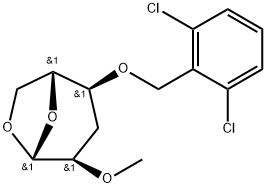 .beta.-D-ribo-Hexopyranose, 1,6-anhydro-3-deoxy-4-O-(2,6-dichlorophenyl)methyl-2-O-methyl-