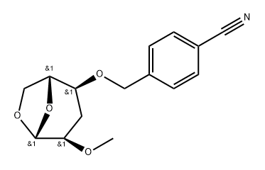 .beta.-D-ribo-Hexopyranose, 1,6-anhydro-4-O-(4-cyanophenyl)methyl-3-deoxy-2-O-methyl-