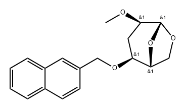 .beta.-D-ribo-Hexopyranose, 1,6-anhydro-3-deoxy-2-O-methyl-4-O-(2-naphthalenylmethyl)-