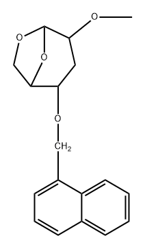 .beta.-D-ribo-Hexopyranose, 1,6-anhydro-3-deoxy-2-O-methyl-4-O-(1-naphthalenylmethyl)-