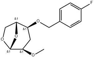 .beta.-D-ribo-Hexopyranose, 1,6-anhydro-3-deoxy-4-O-(4-fluorophenyl)methyl-2-O-methyl-