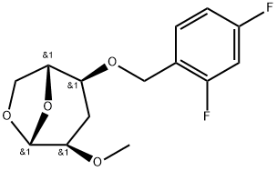 .beta.-D-ribo-Hexopyranose, 1,6-anhydro-3-deoxy-4-O-(2,4-difluorophenyl)methyl-2-O-methyl-