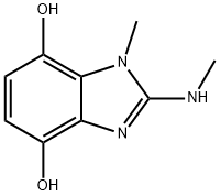 1H-Benzimidazole-4,7-diol,1-methyl-2-(methylamino)-(9CI)