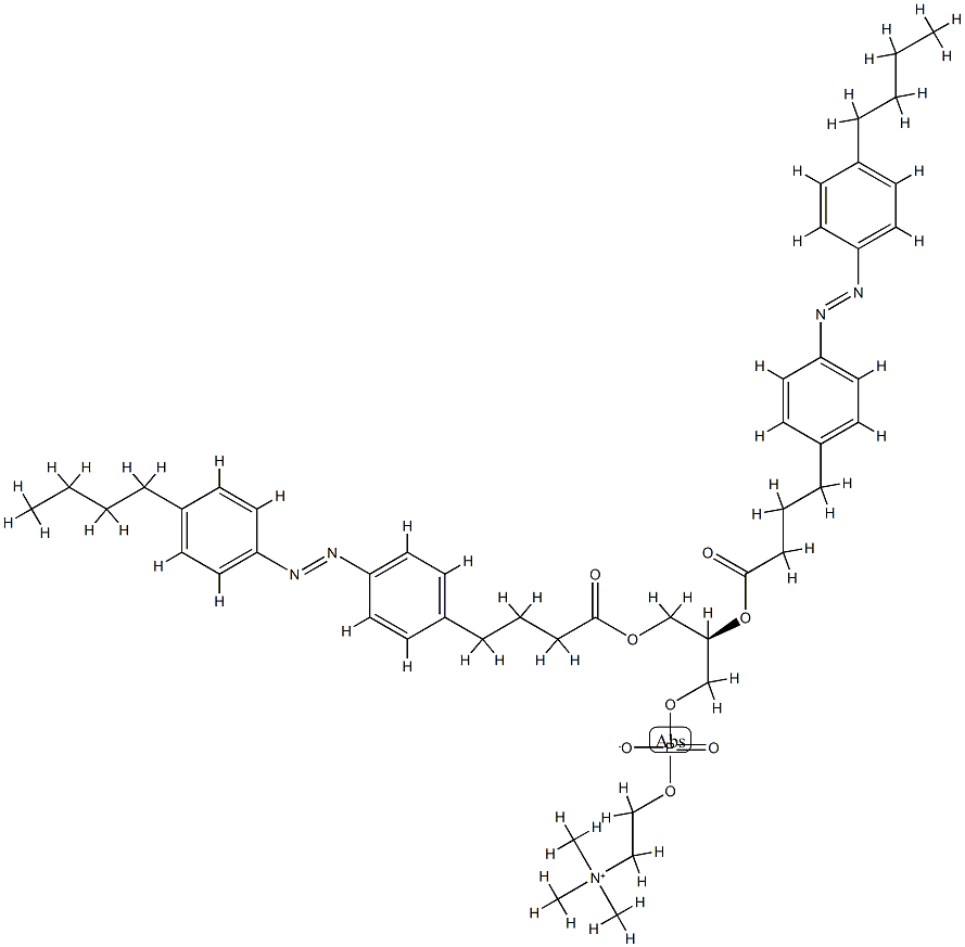 1,2-bis(4-(n-butyl)phenylazo-4'-phenylbutyroyl)phosphatidylcholine