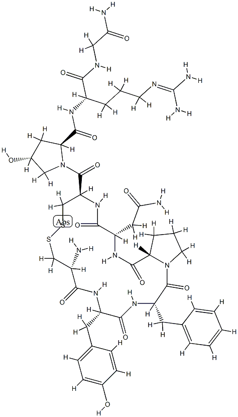 argipressin, Pro(4)-hydroxy-Pro(7)-