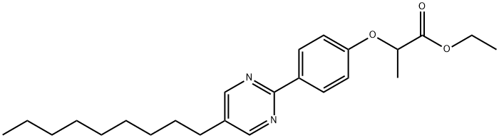 Propanoic acid, 2-[4-(5-nonyl-2-pyrimidinyl)phenoxy]-, ethyl ester