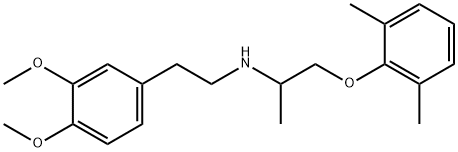 1-(2,6-dimethylphenoxy)-2-(3,4-dimethoxyphenylethylamino)propane