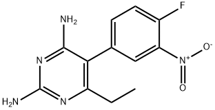 2,4-diamino-5-(4-fluoro-3-nitrophenyl)-6-ethylpyrimidine
