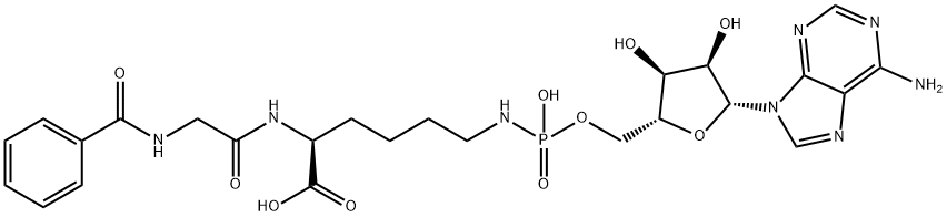 hipppuryllsyl(N-epsilon-5'-phospho)adenosine