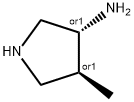3-Pyrrolidinamine,4-methyl-,(3R,4S)-rel-(9CI)