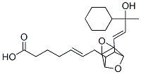 7-(5,6-epoxy-3-(3-cyclohexyl-3-hydroxy-3-methyl-1-propenyl)-7-oxabicyclo(2.2.1)-hept-2-yl)-5-heptenoic acid