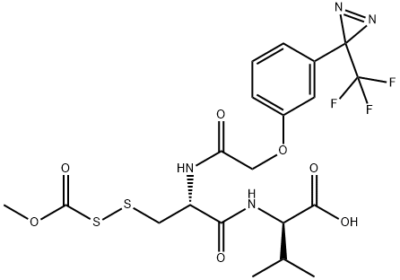 N-[3-[(甲氧羰基)二硫基]-N-[[3-[3-(三氟甲基)-3H-双吖丙啶-3-基]苯氧基]乙酰基]-L-丙氨酰基]-D-缬氨酸