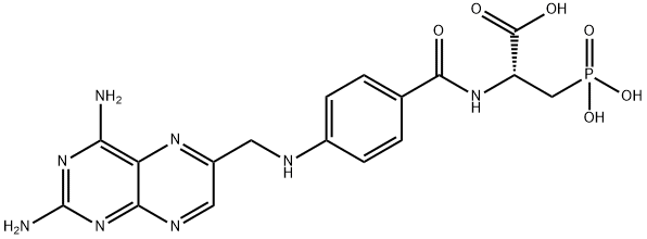 2-[[4-[(2,4-diaminopteridin-6-yl)methylamino]benzoyl]amino]-3-phosphon o-propanoic acid