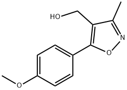 4-Isoxazolemethanol,5-(4-methoxyphenyl)-3-methyl-(9CI)