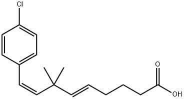 9-(4-chlorophenyl)-7,7-dimethyl-5,8-nonadienoic acid