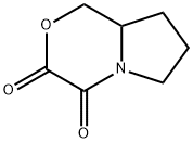 1H-Pyrrolo[2,1-c][1,4]oxazine-3,4-dione,  tetrahydro-