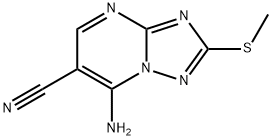 7-AMINO-6-CYANO-2-(METHYLTHIO)-1,2,4-TRIAZOLO(1,5-A)PYRIMIDINE