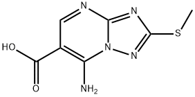 7-氨基-2-(甲基磺酰基)[1,2,4]噻唑并-[1,5-A]嘧啶-6-羧酸