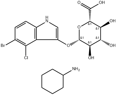 5-溴-4-氯-3-吲哚基-BETA-D-葡糖苷酸环己胺盐