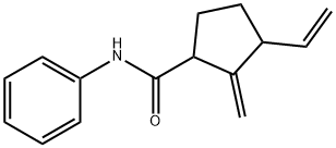Cyclopentanecarboxamide, 3-ethenyl-2-methylene-N-phenyl-