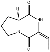 Pyrrolo[1,2-a]pyrazine-1,4-dione, 3-ethylidenehexahydro-, [S-(E)]- (9CI)