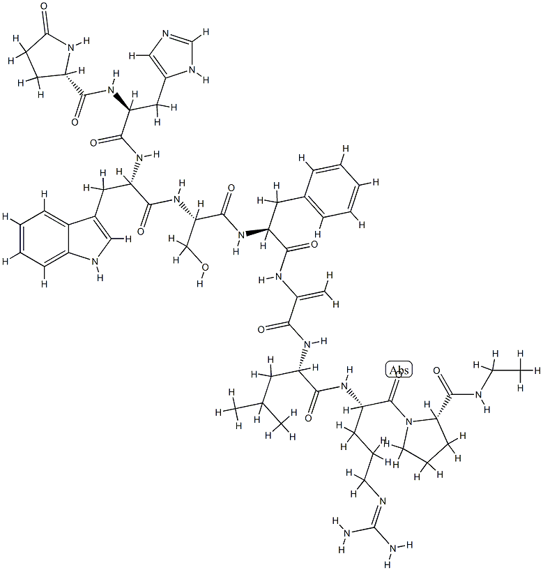 LHRH, Phe(5)-delta-Ala(6)-N-Et-ProNH2(9)-