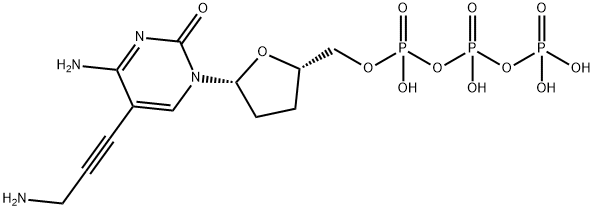 5-(3-氨基-1-丙炔-1-基)-2',3'-双脱氧-5'-(三磷酸四氢)胞苷