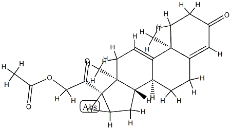 16α,17-Epoxy-21-hydroxypregna-4,9(11)-diene-3,20-dione Acetate