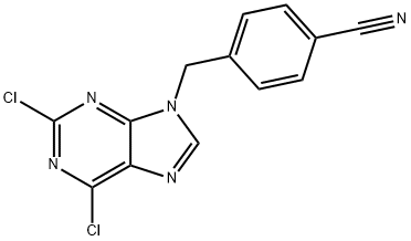4-((2,6-二氯-9H-嘌呤-9-基)甲基)苯甲腈