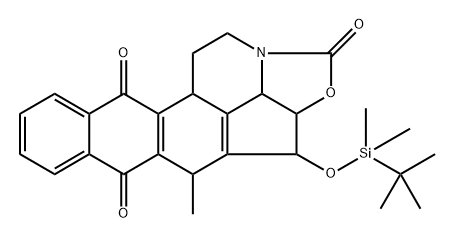 1H,3H-2-Oxa-12a-azabenzo[k]cyclopent[cd]acephenanthrylene-1,5,10-trione,  3-[[(1,1-dimethylethyl)dimethylsilyl]oxy]-2a,4,10b,11,12,12b-hexahydro-4-