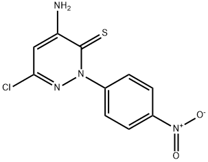 4-Amino-6-chloro-2-(4-nitrophenyl)-3(2H)pyridazinethione
