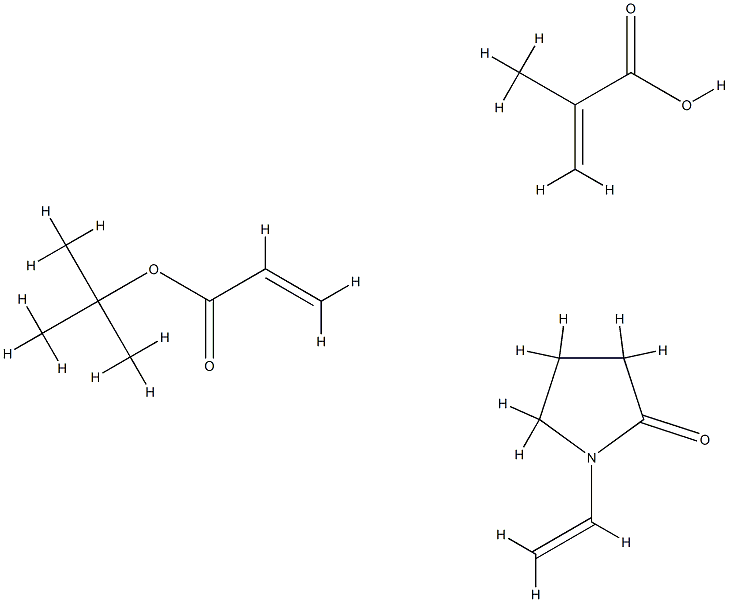 2-Propenoic acid, 2-methyl-, polymer with 1,1-dimethylethyl 2-propenoate and 1-ethenyl-2-pyrrolidinone