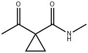 Cyclopropanecarboxamide, 1-acetyl-N-methyl- (9CI)