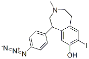7-iodo-8-hydroxy-3-methyl-1-(4-azidophenyl)-2,3,4,5-tetrahydro-1H-3-benzazepine