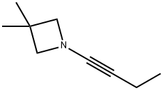 Azetidine, 1-(1-butynyl)-3,3-dimethyl- (9CI)