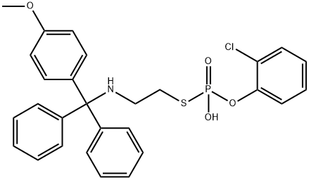 S-(N-monomethoxytritylaminoethyl)-O-(2-chlorophenyl)phosphorothioate