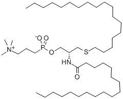 1-PALMITYLTHIO-2-PALMITOYLAMIDO-1,2-DIDEOXY-SN-GLYCERO-3-PHOSPHOCHOLINE