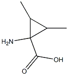 Cyclopropanecarboxylic acid, 1-amino-2,3-dimethyl-, stereoisomer (9CI)