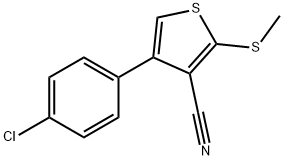 4-(4-Chlorophenyl)-2-(methylthio)-3-thiophenecarbonitrile