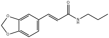(2E)-3-(1,3-benzodioxol-5-yl)-N-propylprop-2-enamide