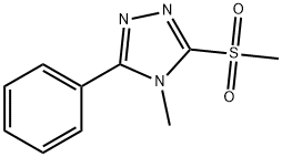 4-methyl-3-methylsulfonyl-5-phenyl-1,2,4-triazole