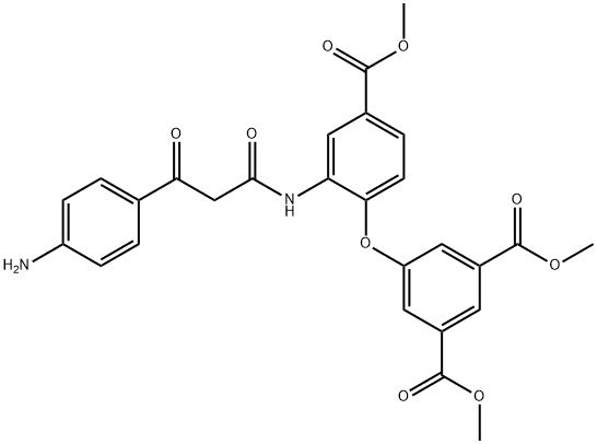 METHYL-3-[2-(4-AMINOBENZOYL)ACETAMINO]-4-[3,5-DICARBOXYMETHYL)-PHENOXY]-BENZOATE