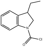 1H-Indole-1-carbonyl chloride, 3-ethyl-2,3-dihydro- (9CI)